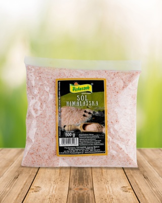 SÓL HIMALAJSKA DROBNA 500g FISTASZEK