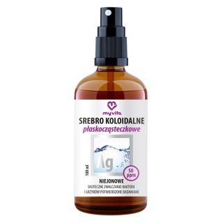 SREBRO KOLOIDALNE NIEJONOWE 50ppm 100ml MY VITA