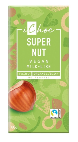 TABLICZKA KAKAOWA Z ORZECHAMI LASKOWYMI 80g ICHOC