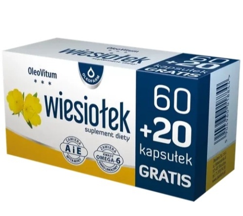 WIESIOŁEK OLEJ 60+20kaps OLEOFARM