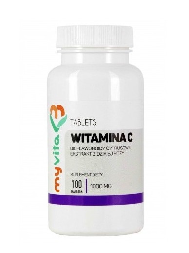 WITAMINA C1000mg+BIOLF+RÓŻA 100 tab MYVITA