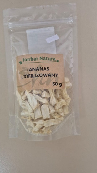 ANANAS LIOFILIZOWANY 50g HERBAR NATURA