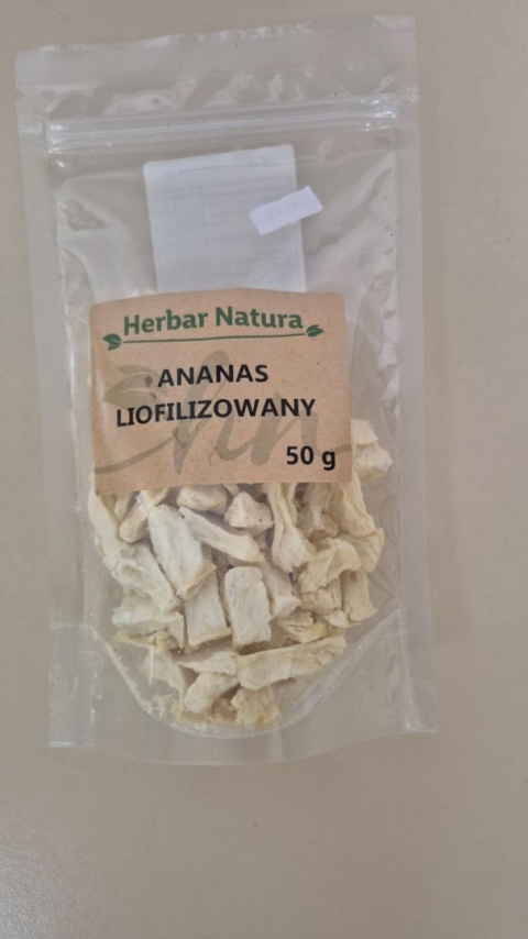 ANANAS LIOFILIZOWANY 50g HERBAR NATURA