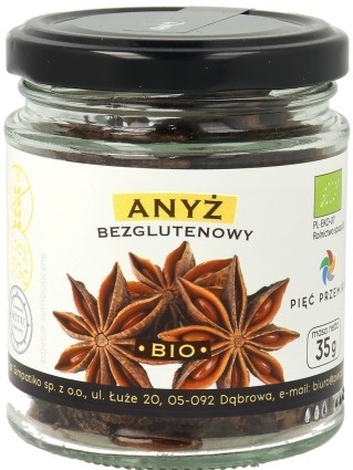 ANYŻ GWIAZDKI BIO 35g PIĘĆ PRZEMIAN