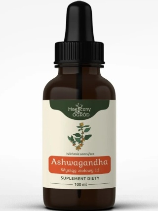 ASHWAGANDHA WYCIĄG 100ml MAGICZNY OGRÓD NANGA