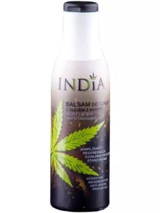 BALSAM DO CIAŁA Z OLEJEM KONOPNYM 400 ml INDIA COSMETIC