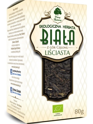 BIAŁA HERBATA LIŚCIASTA EKO 80g DARY NATURY