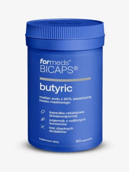 BUTYRIC MAŚLAN SODU 300mg 60kaps FORMEDS