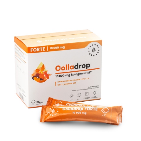 COLLADROP KOLAGEN 10 000mg 30 sasz AURA HERBALS
