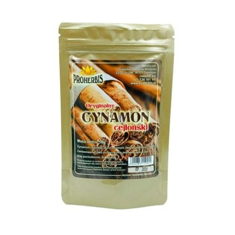 CYNAMON CEJLOŃSKI 50g PROHERBIS