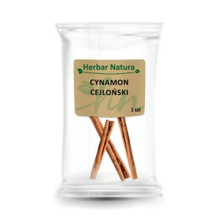 CYNAMON CEJLOŃSKI LASKI 3szt HERBAR NATURA