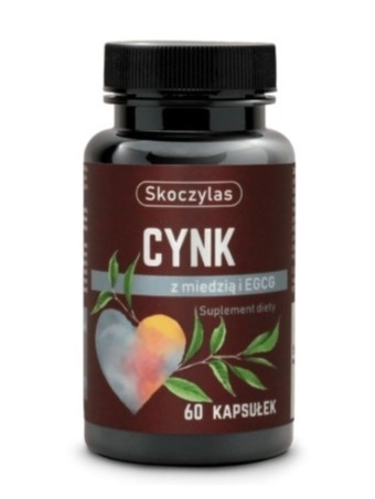 CYNK Z MIEDZIĄ I EGCG 60kaps SKOCZYLAS