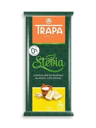 CZEKOLADA BIAŁA ZE STEWIĄ 75 g 5 PRZEMIAN