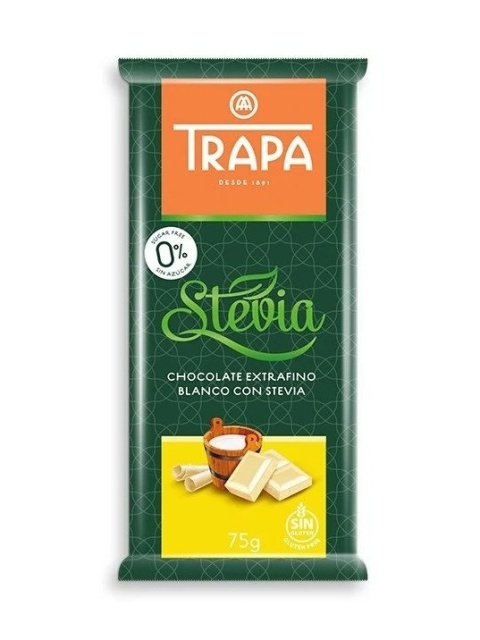 CZEKOLADA BIAŁA ZE STEWIĄ 75 g 5 PRZEMIAN