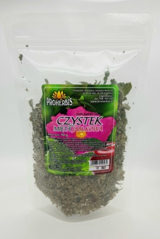 CZYSTEK Z MIĘTĄ JABŁKOWĄ 50 g PROHERBIS