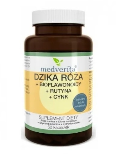 DZIKA RÓŻA + 60kaps. MEDVERITA