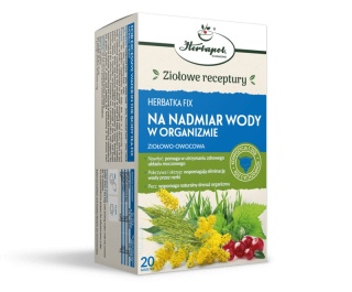 HERBATA NA NADMIAR WODY W ORGANIZMIE FIX 20 sasz HERBAPOL