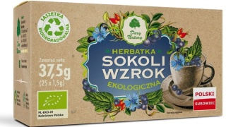 HERBATA SOKOLI WZROK EKO FIX 25 sasz. DARY NATURY