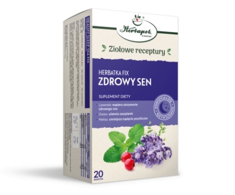 HERBATKA ZDROWY SEN FIX 20 sasz. HERBAPOL KRAKÓW