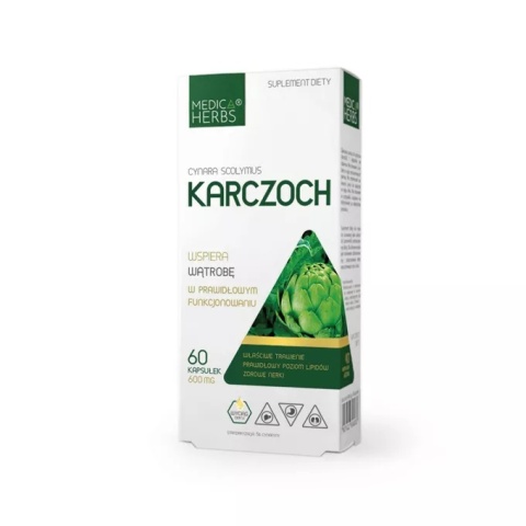 KARCZOCH 600mg 60kaps MEDICA HERBS