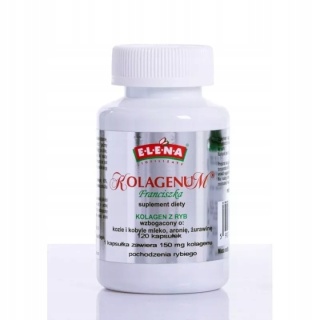 KOLAGENUM HYDROLIZOWANE 120 KAPS ELENA