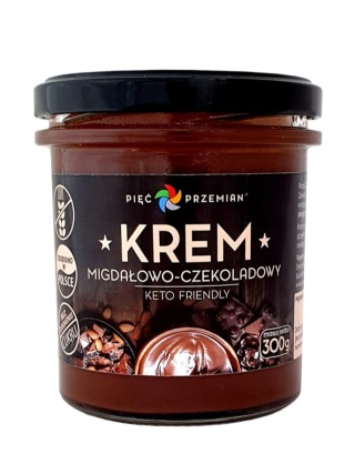 KREM MIGDAŁOWO-CZEKOLADOWY KETO 300 g 5 PRZEMIAN