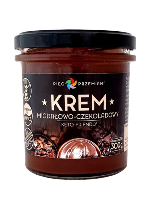 KREM MIGDAŁOWO-CZEKOLADOWY KETO 300 g 5 PRZEMIAN