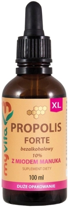 KROPLE PROPOLIS Z MANUKĄ 10% 100ml MYVITA