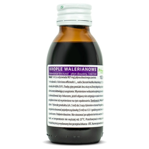 KROPLE WALERIANOWE 100ml HERBAPOL
