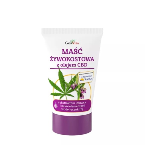 MAŚĆ ŻYWOKOSTOWA Z OLEJEM CBD 140 ml GORVITA