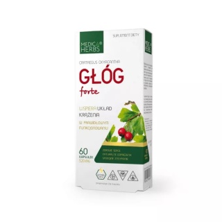 MEDICA HERBS GŁÓG FORTE 520 mg 60 kaps