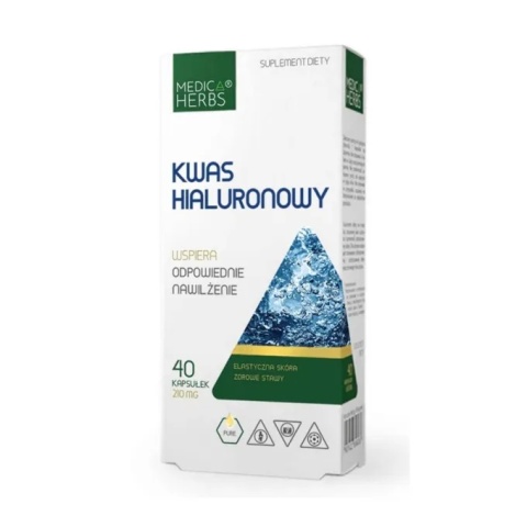 MEDICA HERBS KWAS HIALURONOWY 210 mg 40 kaps