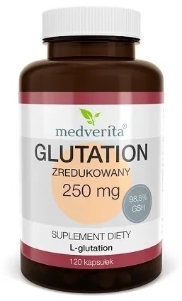 MEDVERITA GLUTATION ZREDUKOWANY 250 mg 120 kaps