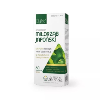 MIŁORZĄB JAPOŃSKI 60kaps MEDICA HERBS