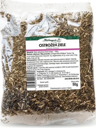 OSTROŻEŃ ZIELE 50g HERBAPOL KRAKÓW