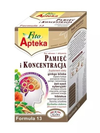 PAMIĘC I KONCENTRACJA HERB. FIX FITO APTEKA