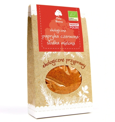 PAPRYKA CZERWONA SŁODKA MIELONA 50g DARY NATURY