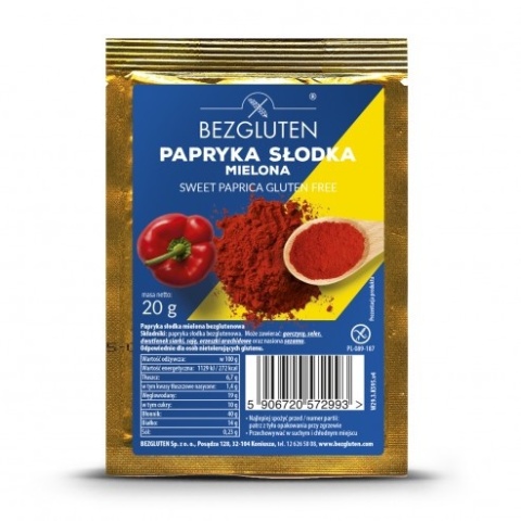PAPRYKA SŁODKA 20g BEZGLUTEN