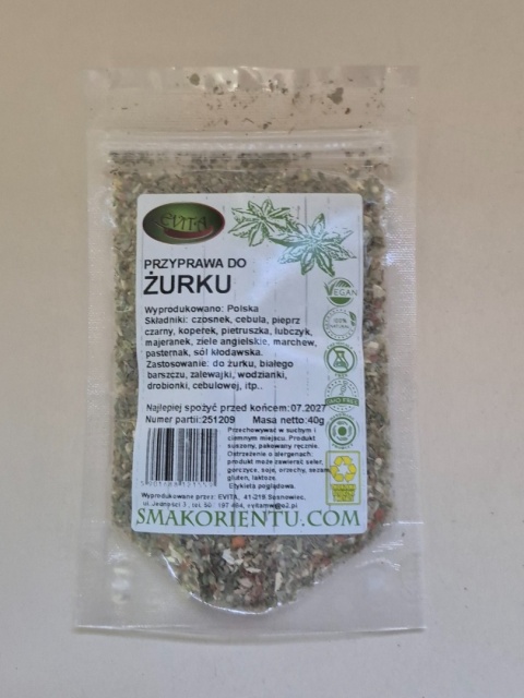 PRZYPRAWA DO ŻURKU 40g EVITA