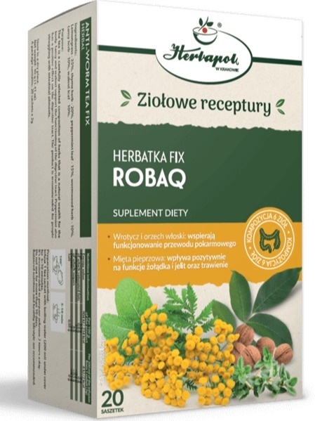 ROBAQ HERBATKA ZIOŁOWA FIX HERBAPOL KRAKÓW