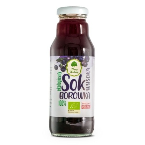 SOK Z BORÓWKI AMERYKAŃSKIEJ 270ml DARY NATURY