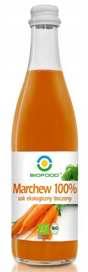 SOK Z MARCHWI NFC BEZGLUTENOWY BIO 500 ml BIOFOOD