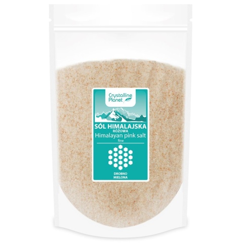 SÓL HIMALAJSKA 1kg RÓŻOWO DROBNA CRYSTALLINE