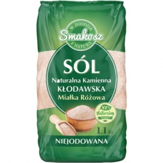 SÓL KŁODAWSKA MIAŁKA 1kg SMAKOSZ