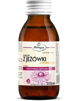 SYROP Z JEŻÓWKI Z WITAMINĄ C 100ml HERBAPOL