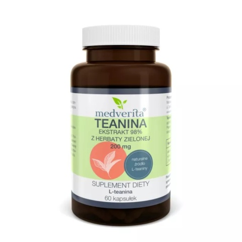 TEANINA 200mg 60kaps MEDVERITA