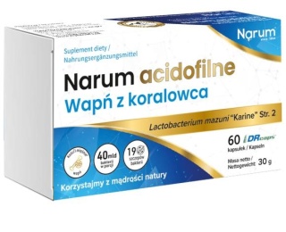 WAPŃ ACIDOFILNY 400mg NARUM
