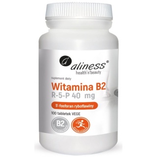 WITAMINA B2 R-5-P RYBOFLAWINA 40 mg 100 kaps ALINESS