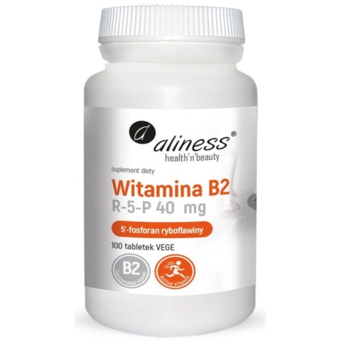 WITAMINA B2 R-5-P RYBOFLAWINA 40 mg 100 kaps ALINESS