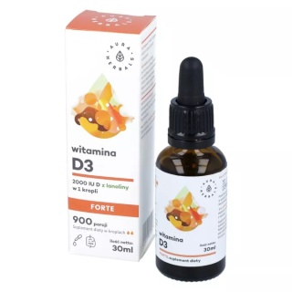 WITAMINA D3 W KROPLACH 30ml AURA HERBALS